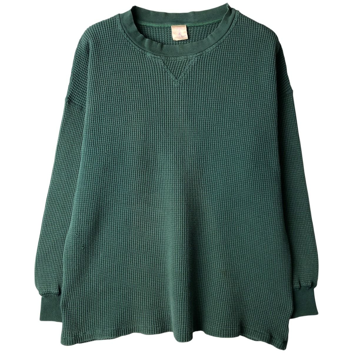 古着 90年代 GREATLAND サーマルロンT ワッフル USA製 メンズXL相当