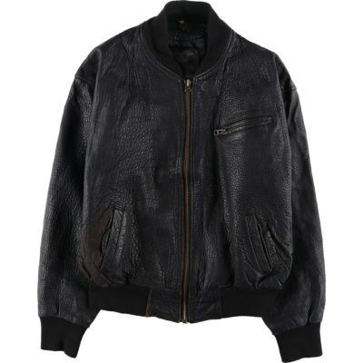 古着 シェビニオン CHEVIGNON レザーブルゾン フランス製 メンズXL相当