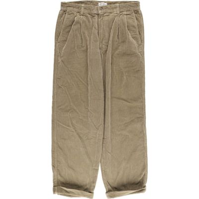 古着 リズクレイボーン Liz Claiborne 太畝 ツータック コーデュロイパンツ メンズw31相当 /eaa500740 【中古】 【241206】