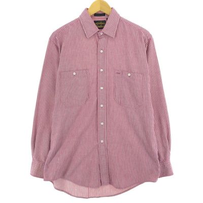 Eddie Bauer 80s 黒タグ 無地 コットン ツイル 半袖 ボタン