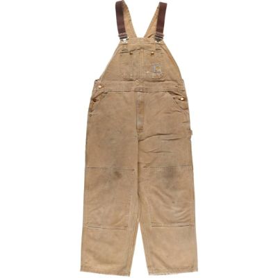 古着 カーハート Carhartt ダブルニー ダック オーバーオール