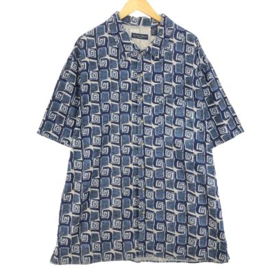 60s ビンテージ イオラニ アロハシャツ ハワイアン 柄シャツ 古着 メンズ 極美品 50～60S イオラニ IOLANI レーヨンシャツ L アロハシャツ