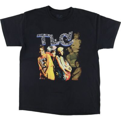 TLC ラップTアーティストTシャツXL古着 古着 TLC ティーエルシー ラップTシャツ ラップT メンズXL相当