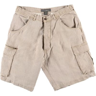 USED USA古着 ベージュ リネンパンツ バナナリパブリック vintage 古着 00年代 バナナリパブリック BANANA REPUBLIC ツータック