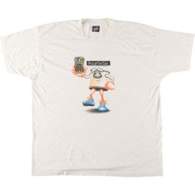 古着 90年代 フルーツオブザルーム FRUIT OF THE LOOM プリントTシャツ USA製 メンズXXL ヴィンテージ /eaa454909 【中古】 【240613】