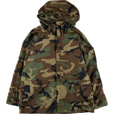 Alpha Ma-1 迷彩　ウッドランドカモ 古着 民間品 アルファ ALPHA MA-1タイプ 迷彩柄 ウッドランド