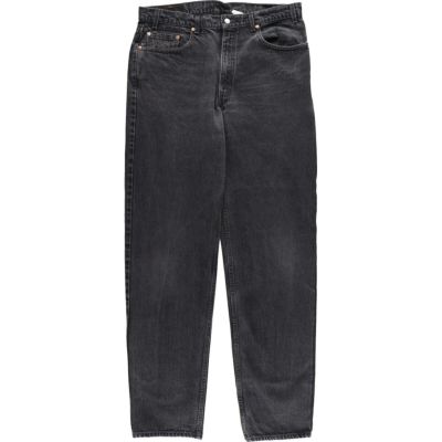 古着 リーバイス Levi's 604 ブラックデニム テーパードデニムパンツ