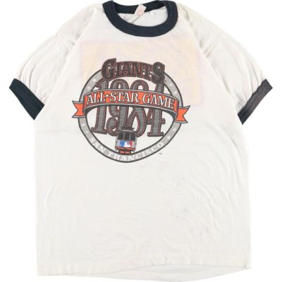 80年代 チャンピオン Champion トリコタグ NFL NEW YORK GIANTS ニューヨークジャイアンツ スポーツプリントTシャツ USA製 メンズM ヴィンテージ /eaa337111