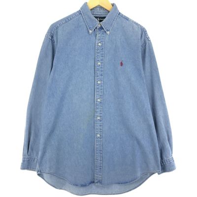古着 ラルフローレン Ralph Lauren BLAKE 長袖 ボタンダウン