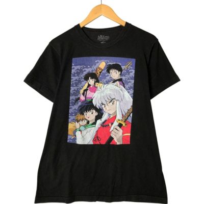 古着 犬夜叉 アニメ キャラクタープリントTシャツ メンズM相当