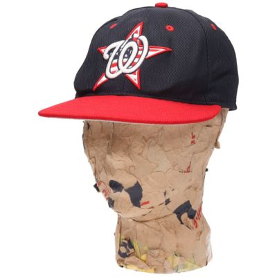 古着 90年代~ ニューエラ NEW ERA MLB WASHINGTON NATIONALS ワシントンナショナルズ ツートン ベースボールキャップ  USA製 フリーサイズ ヴィンテージ /gaa002964 【中古】 【240615】 | 古着屋JAM（ジャム）