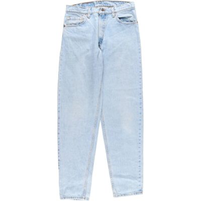 古着 90年代 リーバイス Levi's 550 RELAXED FIT TAPERED LEG テーパードデニムパンツ USA製 レディースL(w28)  ヴィンテージ /eaa281487 【中古】 【220910】 【LP2405】 | 古着屋JAM（ジャム）