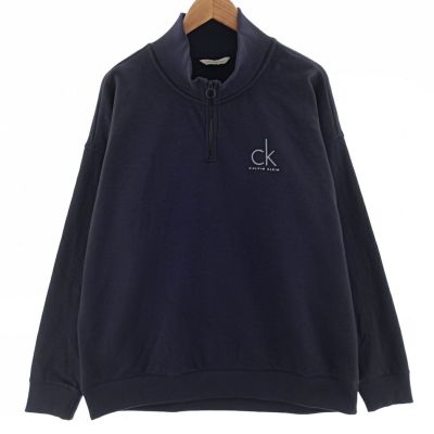 古着 カルバンクライン Calvin klein JEANS ハーフジップスウェットシャツ トレーナー メンズXL /eaa400557 【中古】  【240615】 | 古着屋JAM（ジャム）