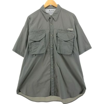 宅配 コロンビア 90～00年代 古着 Columbia フィッシング 半袖 PFG 半袖シャツ