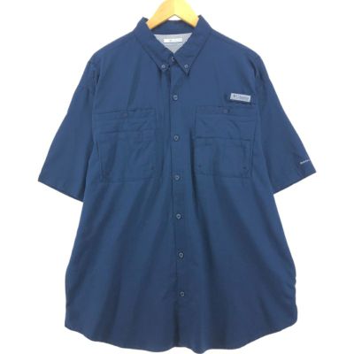 古着 コロンビア Columbia BAHAMA PFG OMNI-SHADE ボタンダウン
