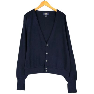 古着 70年代 ブレント BRENT アクリルニットカーディガン メンズM相当