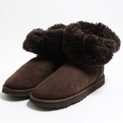 古着 アグ UGG BAILEY BUTTON ムートンブーツ US7 レディース24.0cm