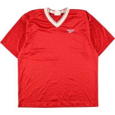 古着 リーボック Reebok Vネック ゲームシャツ USA製 メンズXL /eaa357707 【中古】 【230730】 ss2503_30