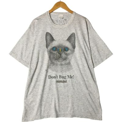 古着 ビッグサイズ 90年代 ネコ柄 アニマルTシャツ メンズXXXL