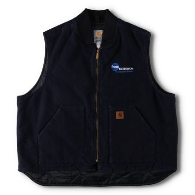 古着 カーハート Carhartt クラシックベスト 中綿入り ダックベスト