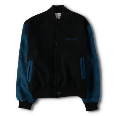 60s SAND KNIT スタジャン レザー デニム スウェット ビンテージ 60s SAND KNIT スタジャン レザー デニム スウェット ビンテージ