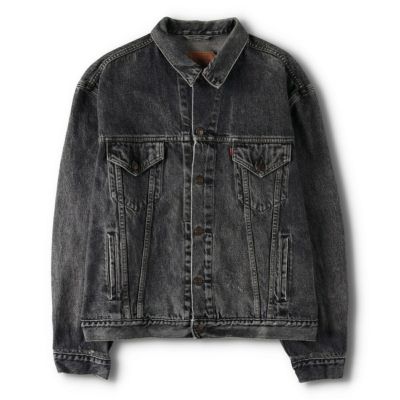 ☆美品☆Levi's Gジャン 70503 02 ブラック 先染め 古着 80年代 リーバイス Levis 70503-0259 先染め ブラック デニム
