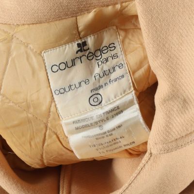 古着 60~70年代 クレージュ courreges couture future ウールロングコート フランス製 レディースS ヴィンテージ  /eaa309890 【中古】 【230130】【エルル】 【SS2409_10%】 | 古着屋JAM（ジャム）