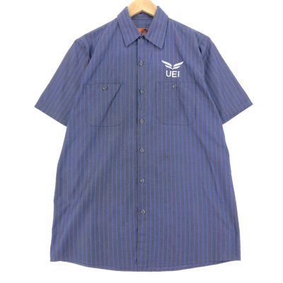 古着 レッドキャップ Red kap 半袖 ワークシャツ メンズL /eaa460668