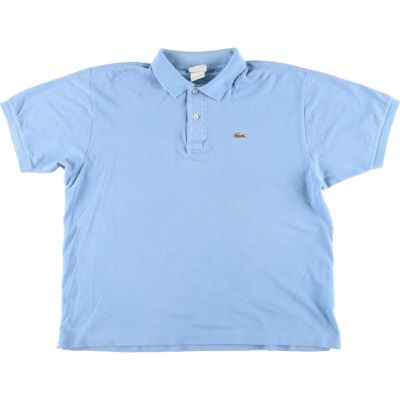 古着 ラコステ LACOSTE ワンポイント 半袖 ポロシャツ メンズXL