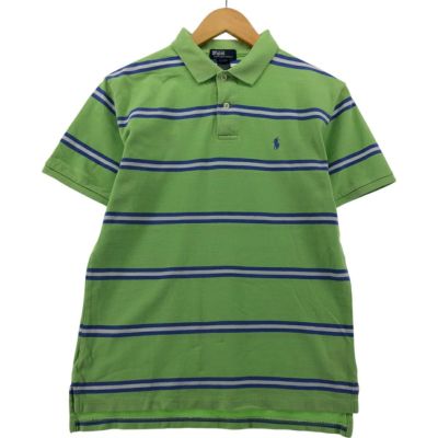 Ralph Lauren - 古着 ラルフローレン Ralph Lauren POLO Ralph Lauren マルチボーダー 半袖 ボーダー ポロシャツ レディースXL相当 /eaa540476 古着 ラルフローレン Ralph Lauren POLO マルチボーダー 半袖