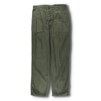 古着 米軍実品 サスペンダー付き ミリタリー ウールパンツ トラウザー