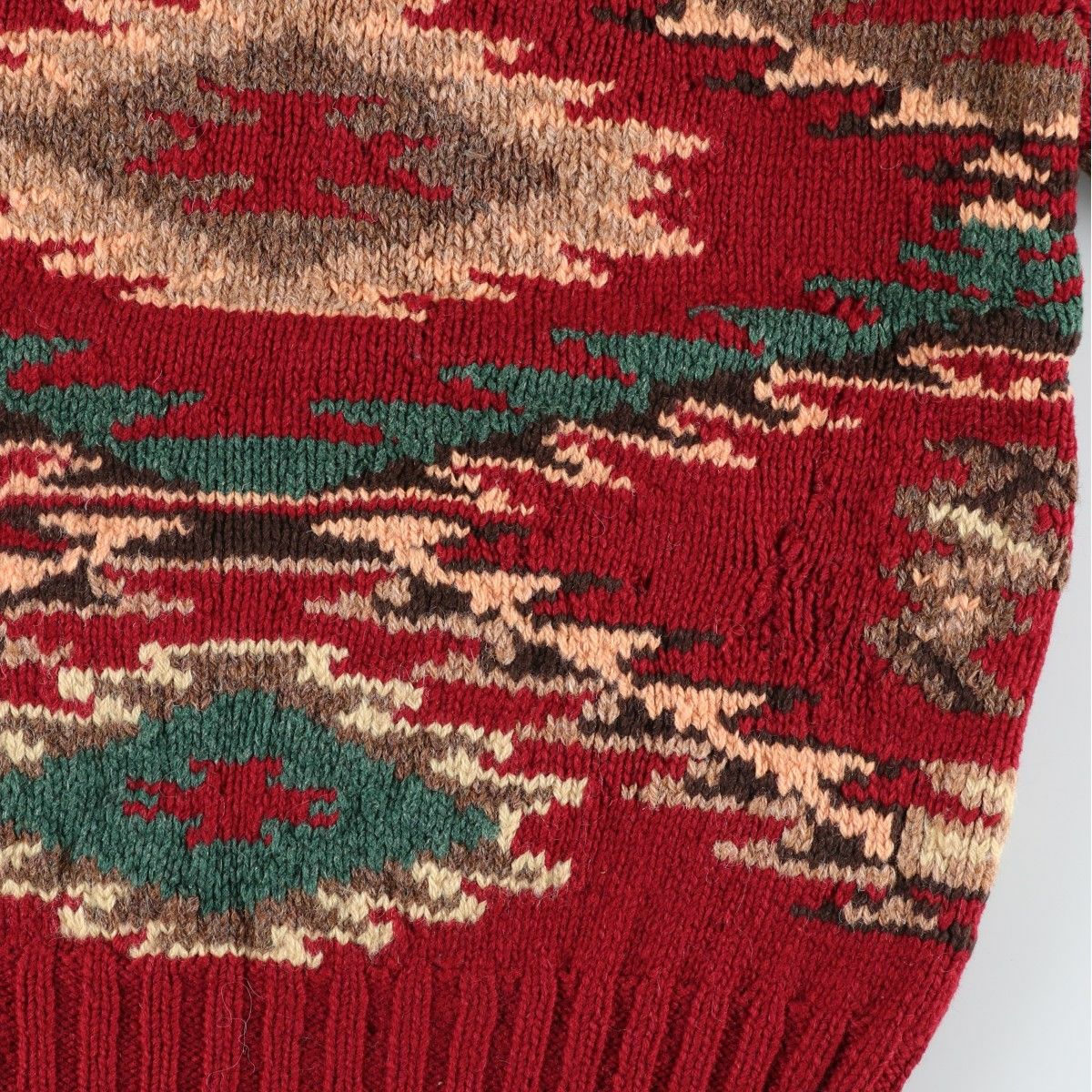 【新品未使用】Polo by Ralph Lauren ハンドニットセーター M 楽天市場】手編み 90s ポロ ラルフローレン ケーブル ハンド ニット