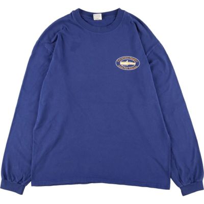 COTTON DELUXE 両面プリント 袖プリント ハイネック ロングTシャツ ロンT メンズXL /eaa358059