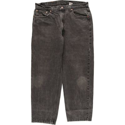 古着 90年代 リーバイス Levi's 575 0596 ブラックデニム テーパード