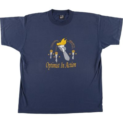 古着 90年代 フルーツオブザルーム FRUIT OF THE LOOM プリントTシャツ USA製 メンズXL ヴィンテージ /eaa456166 【中古】 【240616】
