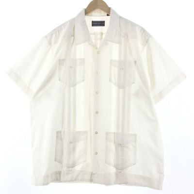 シャツ 90sビッグシルエットキューバシャツ Cuba shirt 水色 サックス