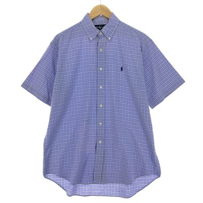 古着 ラルフローレン Ralph Lauren BLAKE ギンガムチェック シア