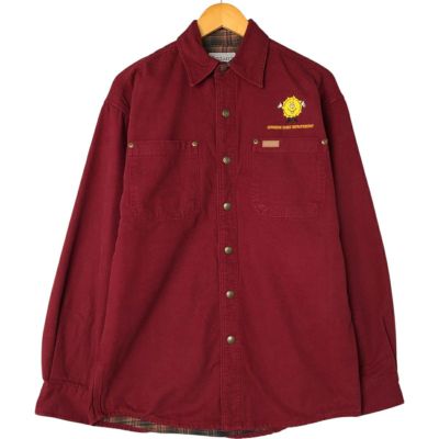 古着 90年代 カーハート Carhartt 長袖 ワークシャツ USA製