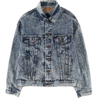 80年代 リーバイス Levi's 70507 0270 ブラック デニムジャケット G