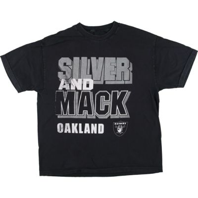 古着 NFL LAS VEGAS RAIDERS ラスベガスレイダース ロゴプリント
