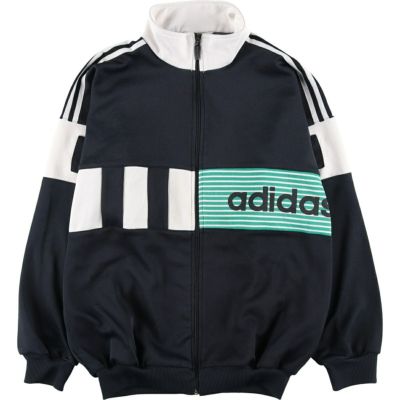 古着 90年代 アディダス adidas トレフォイルロゴ ベロアジャージ