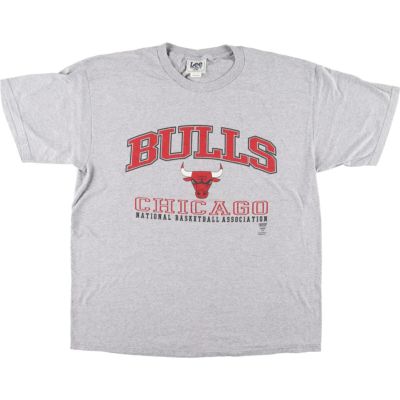 古着 リー Lee NBA CHICAGO BULLS シカゴ ブルズ ロゴプリントT