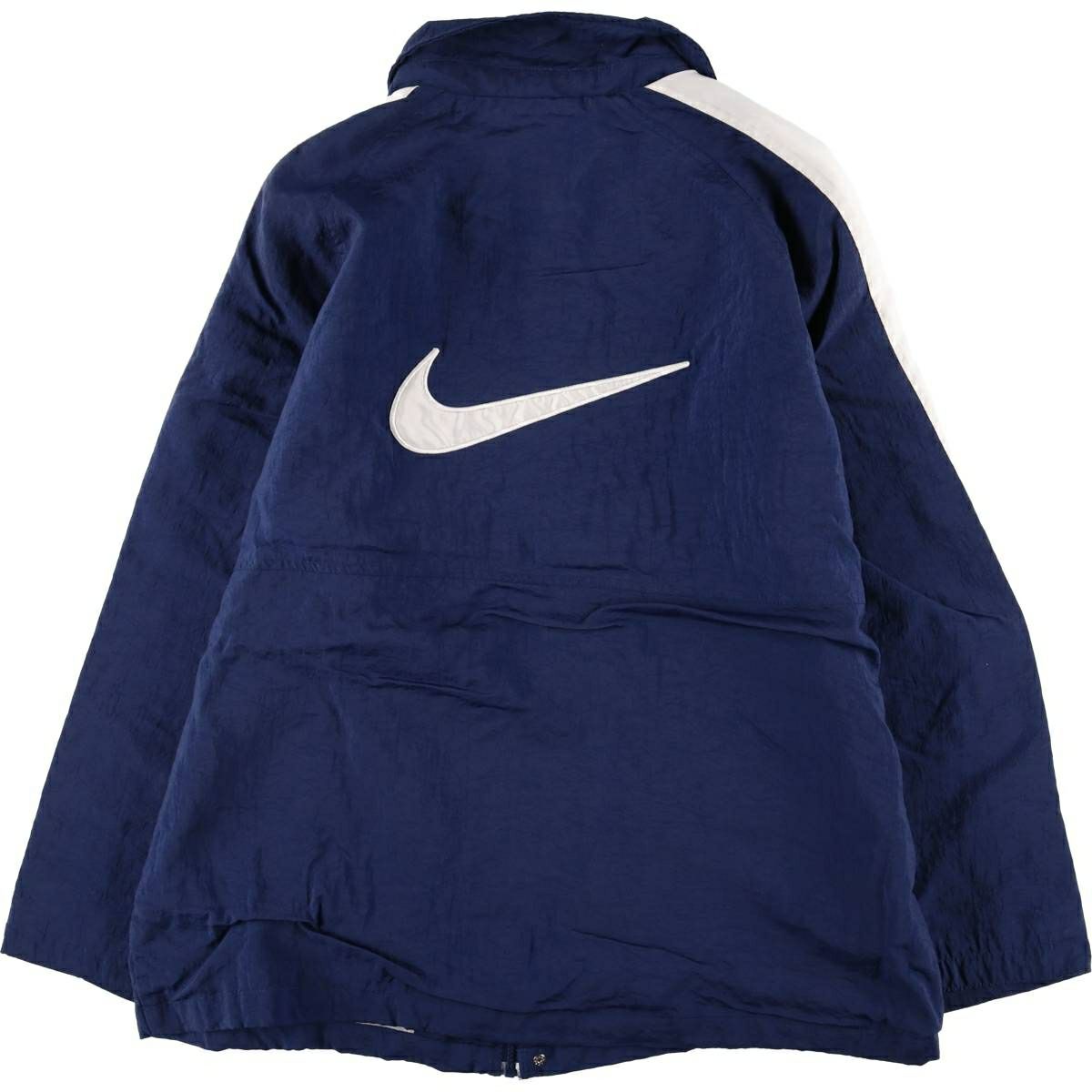 古着 90年代 ナイキ NIKE バックロゴ ウインドブレーカー メンズL相当
