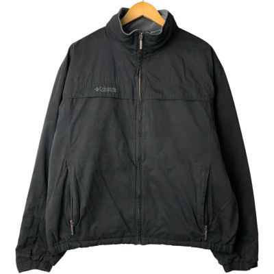 Colombiaコロンビアウォームアップジャケット90s黒vintage古着XL Colombiaコロンビアウォームアップジャケット90s黒vintage古着XL