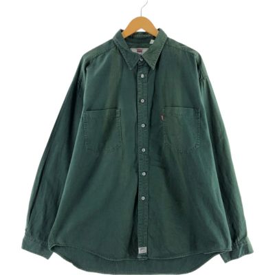古着 90年代 リーバイス Levis ストライプ柄 ハーフジップ プル