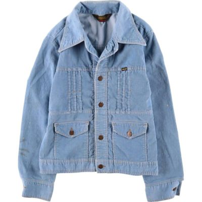 70's~ Wrangler デニムジャケット USA製 ノンウォッシュ 70s Wrangler デニムジャケット USA製 インディゴ ラングラー 3rd