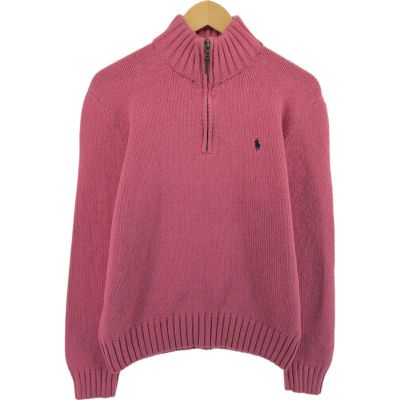 Ralph Lauren - 古着 ラルフローレン Ralph Lauren POLO by Ralph Lauren コットンニットハーフジップセーター メンズS相当 /eaa491191 古着 ラルフローレン Ralph Lauren POLO by Ralph Lauren