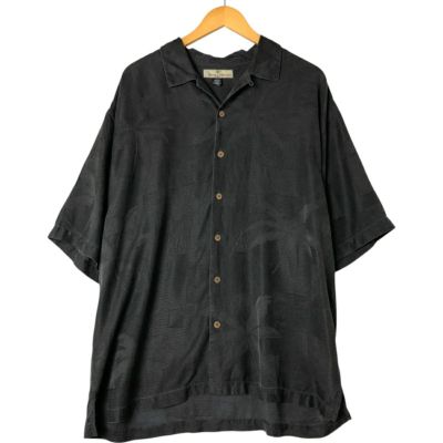 古着 トミーバハマ Tommy Bahama オープンカラー シルク