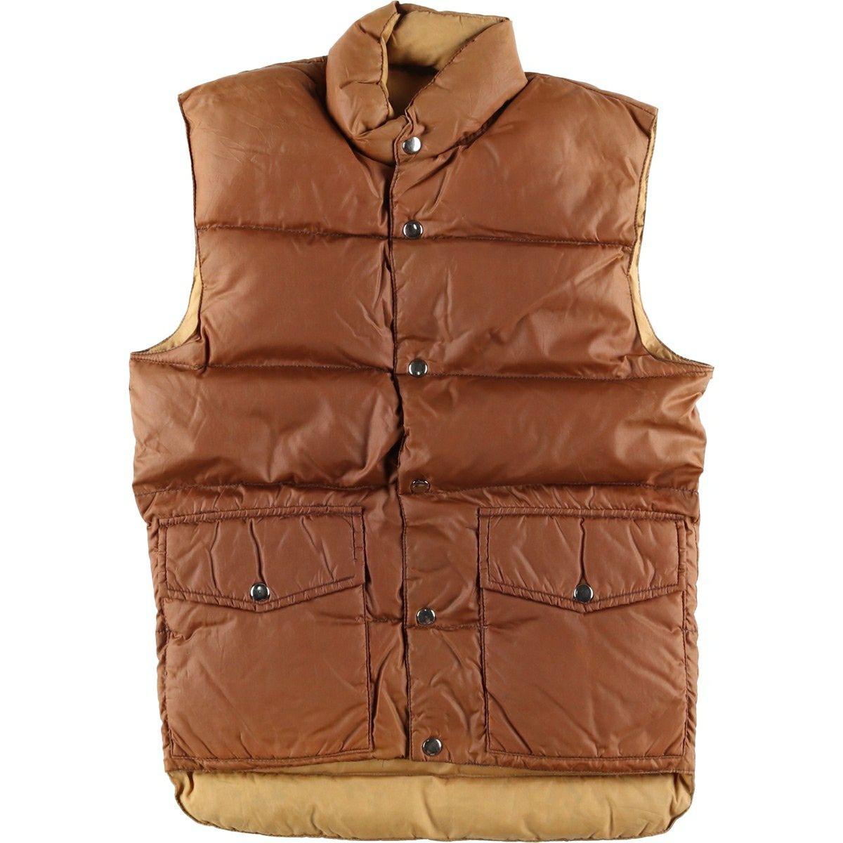 古着 AIR COMFORT ボア襟 シープスキン ムートンコート レディースL  