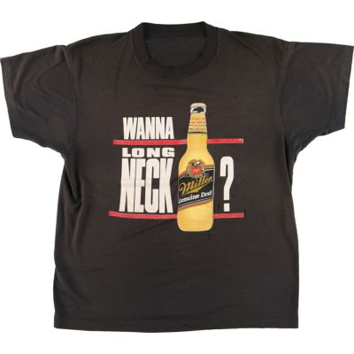 90s USA製 Miller ビール レーシング スウェット 古着 袖プリント